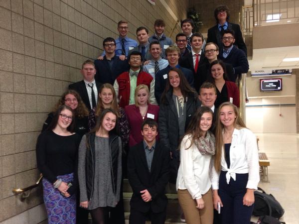 Business Students Attend District 7 Fall FBLA Meeting